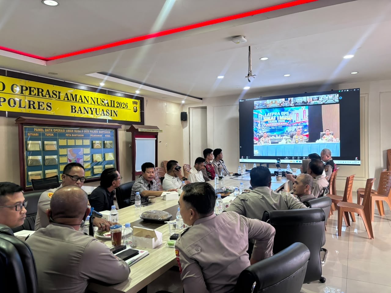 Polres Banyuasin Ikuti Latpra Ops Sikat I Musi 2026, Perkuat Kesiapan Personel Hadapi Gangguan Kamtibmas