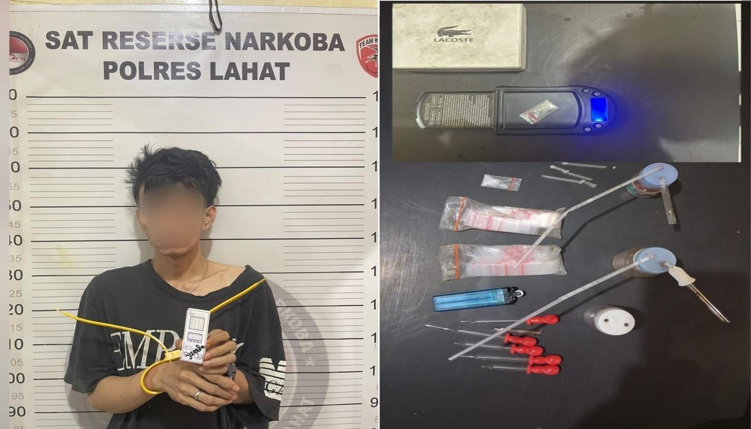 Satres Narkoba Polres Lahat Ungkap Kasus Dugaan Peredaran Sabu, Satu Tersangka Diamankan