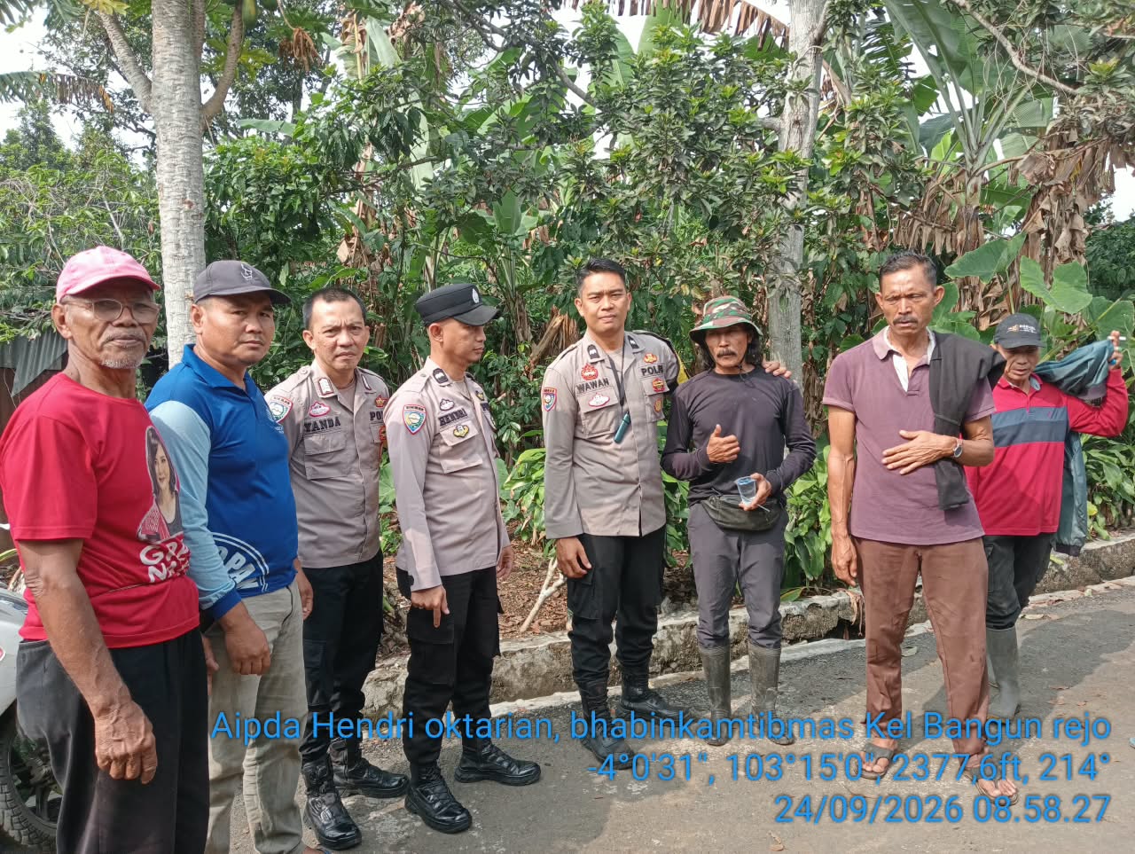 BKTM Bangun Rejo Sosialisasikan Maklumat Karhutla, Ajak Warga Cegah Kebakaran Hutan dan Lahan