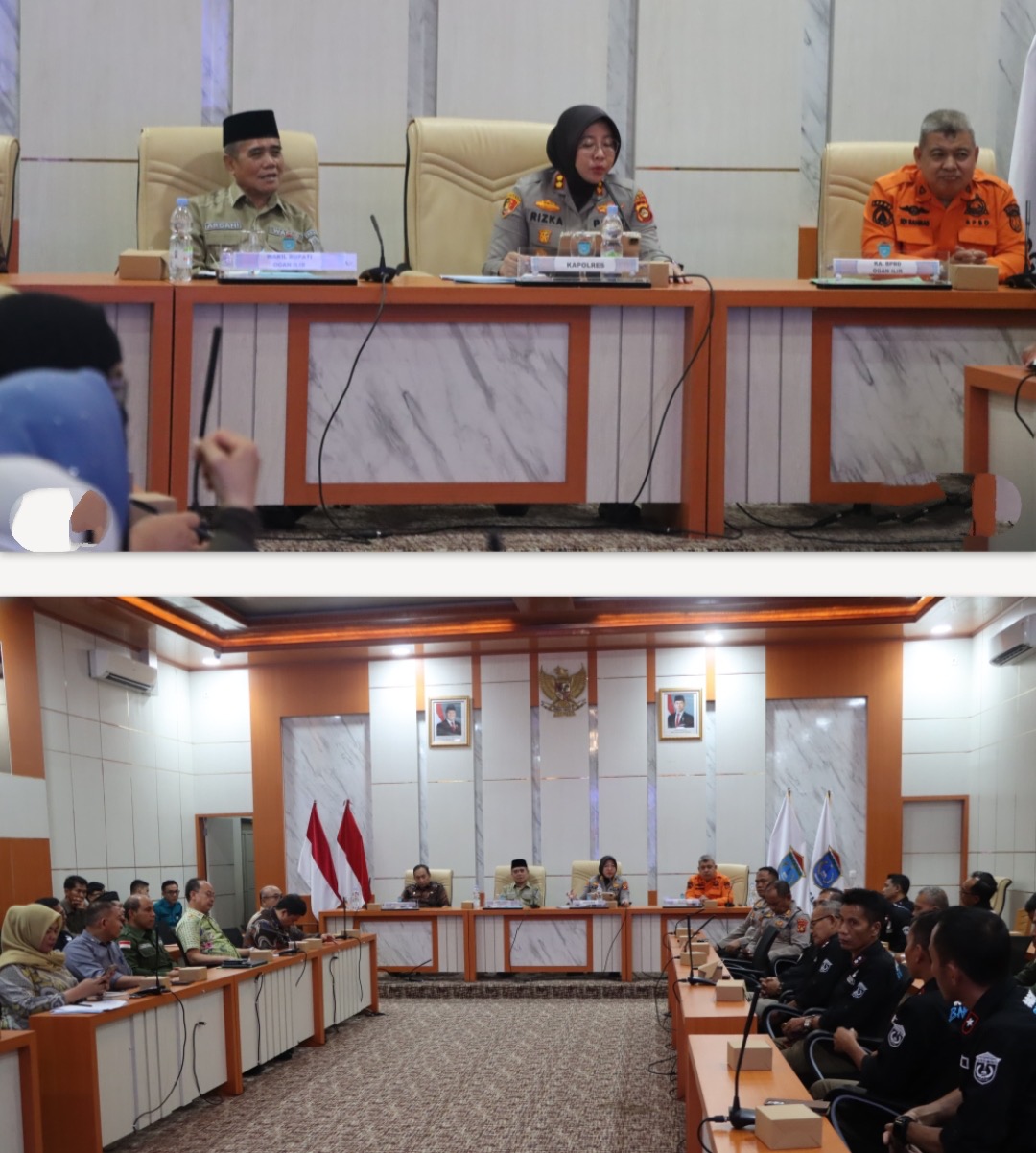 Polres Ogan Ilir dan Pemkab Perkuat Sinergi Penanganan Karhutla, Respons Cepat hingga Penegakan Hukum