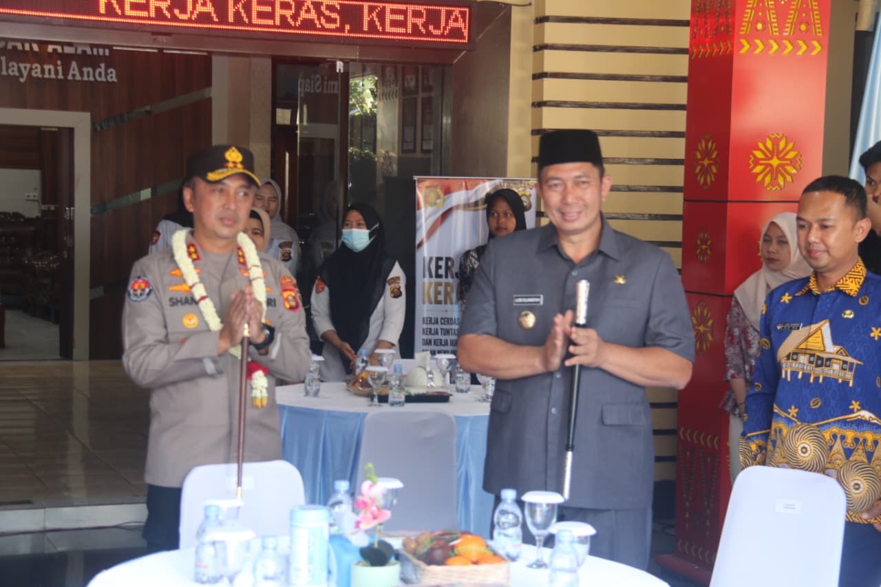 *Kapolda Sumsel Disambut Meriah di Mapolres Pagar Alam, Sinergitas Polri dan Forkopimda Semakin Kokoh
