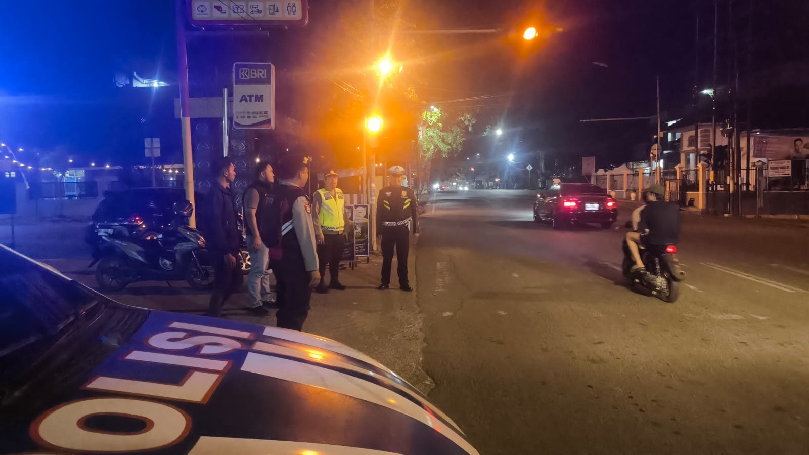 Polres Lahat Bubarkan Kerumunan Remaja Saat Patroli Antisipasi Balap Liar