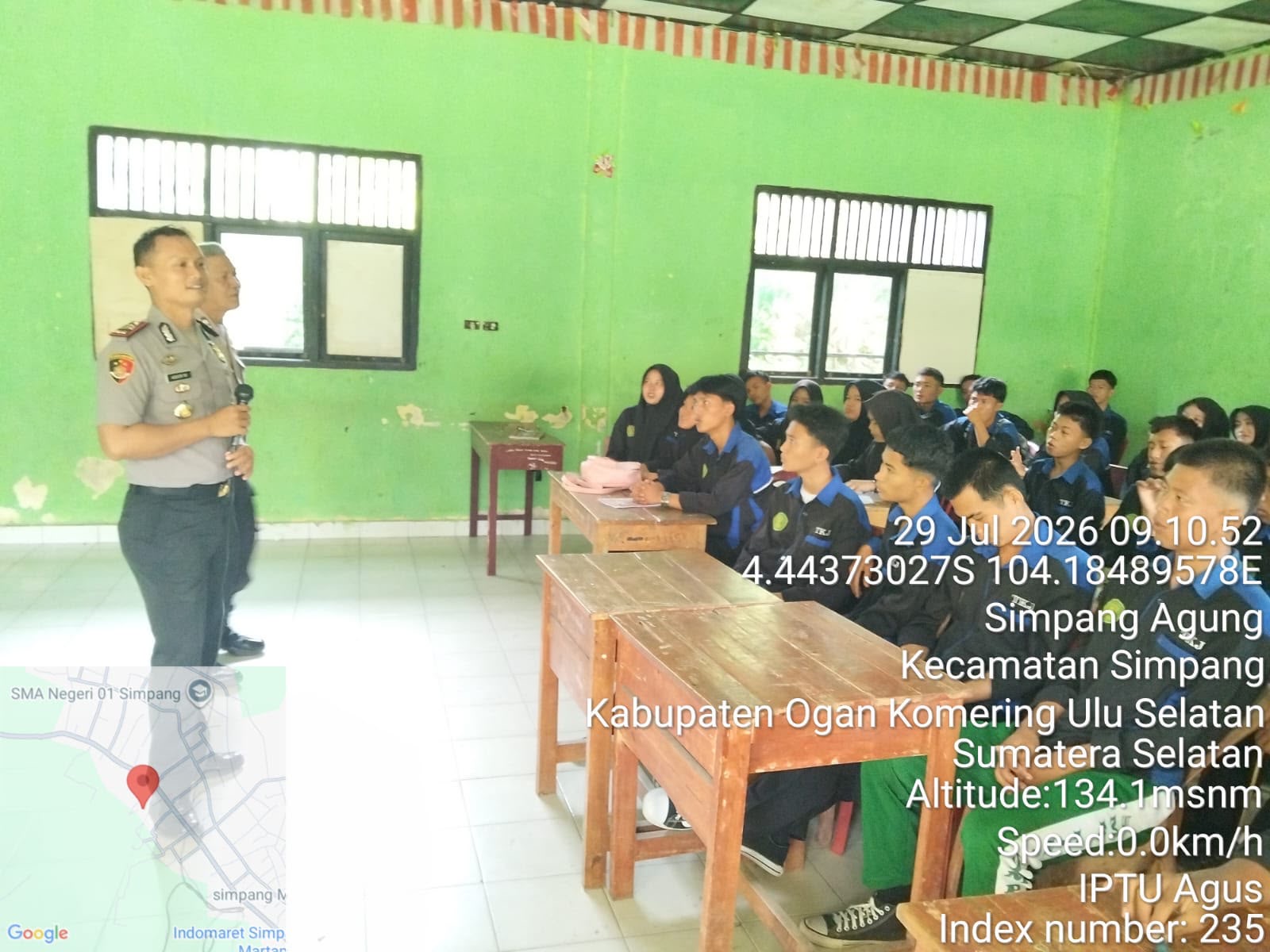 Polsek Simpang Gelar "Polisi Berbagi Ilmu" di SMK PIRI Simpang, Tekankan Bahaya Narkoba dan Judi Online