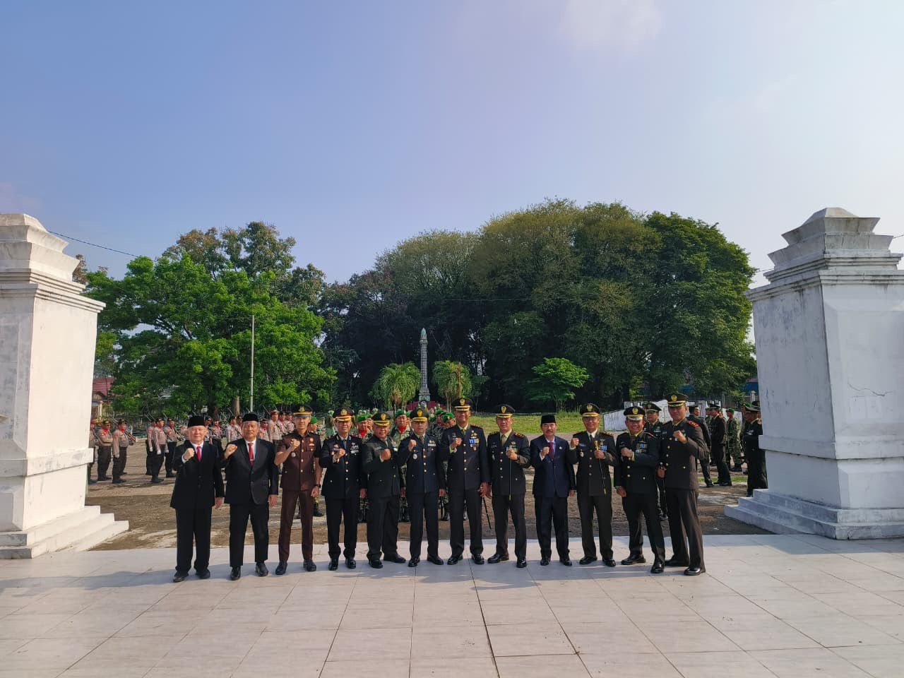 Polres Lahat Ikuti Upacara Ziarah TMP Puspa Bhakti dalam Rangka HUT ke-81 TNI Tahun 2026