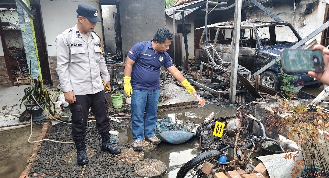 Dua Rumah di Sukajadi Prabumulih Terbakar, Kerugian Ditaksir Rp800 Juta