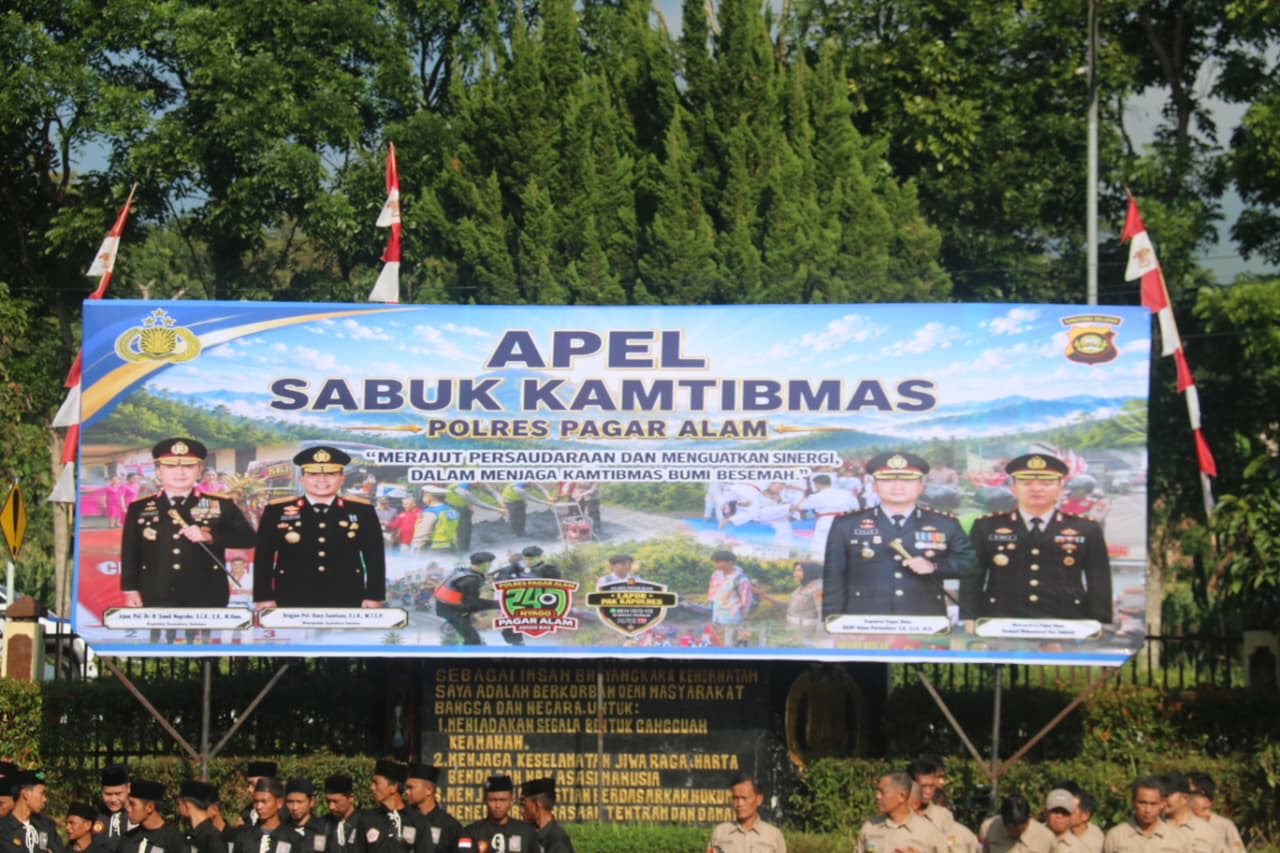 *Sabuk Kamtibmas Jadi Benteng Kolaborasi, Kapolda Sumsel Satukan Elemen Masyarakat Jaga Keamanan Bumi Besemah*