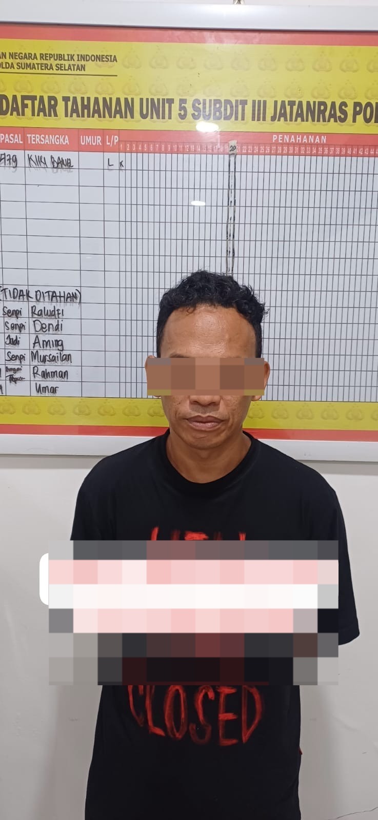 Operasi Sikat-I Musi 2026, Jatanras Polda Sumsel Tangkap Pelaku Bongkar Rumah