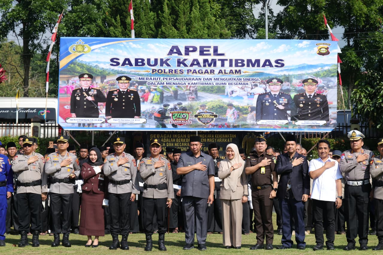 Pimpin Apel Sabuk Kamtibmas di Pagar Alam, Kapolda Sumsel Perkuat Stabilitas Keamanan Dukung Pembangunan Nasional