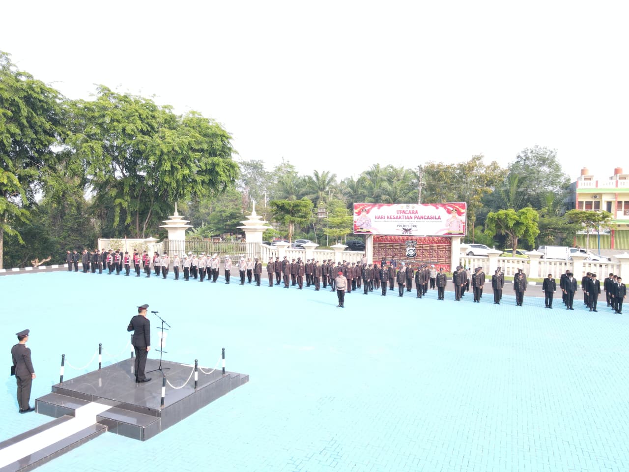 Kapolres OKU Pimpin Upacara Hari Kesaktian Pancasila 2026 di Polres OKU