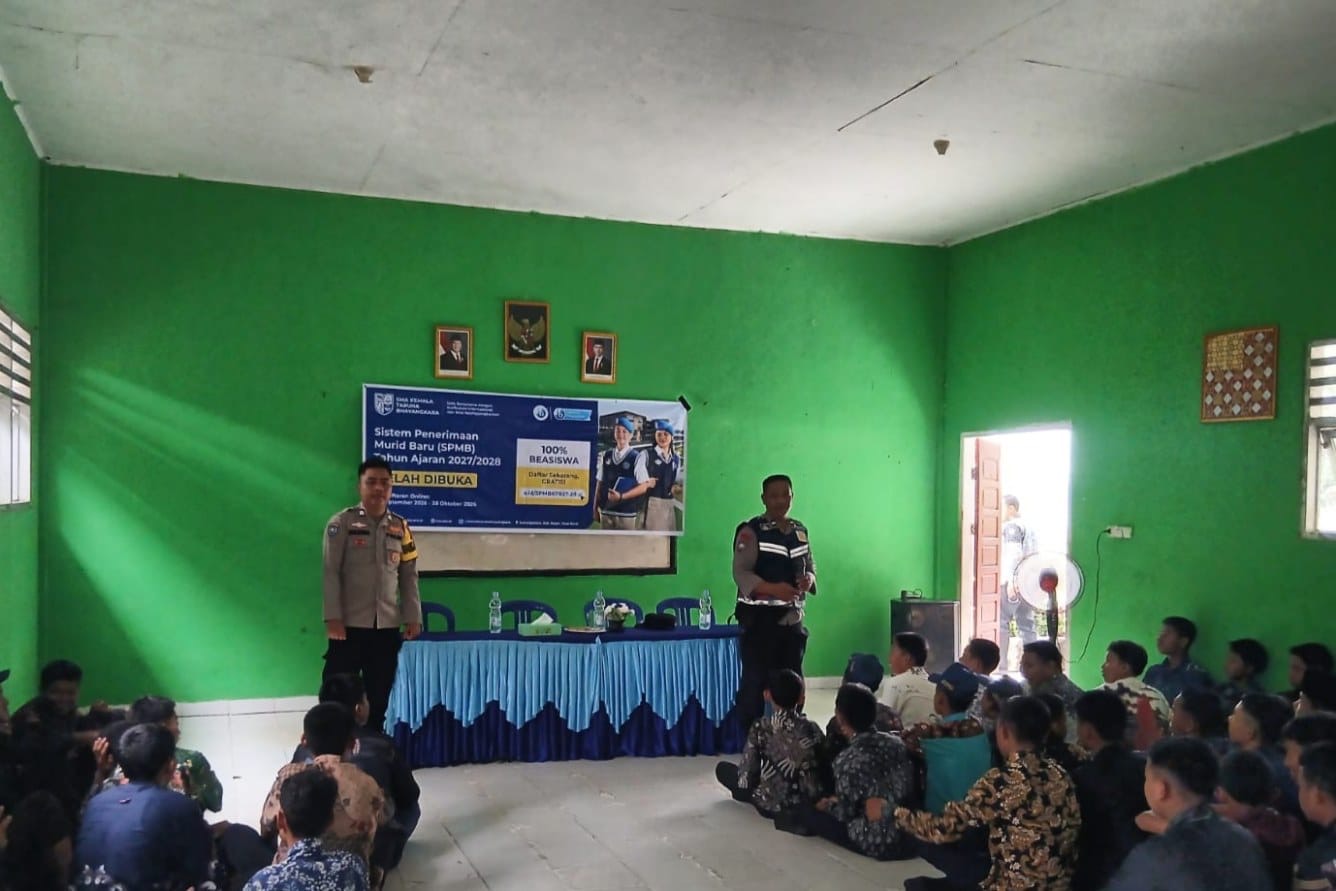Polsek Madang Suku I Sosialisasikan SMA Kemala Taruna Bhayangkara, Dorong Pelajar Kenali Pendidikan Berkarakter