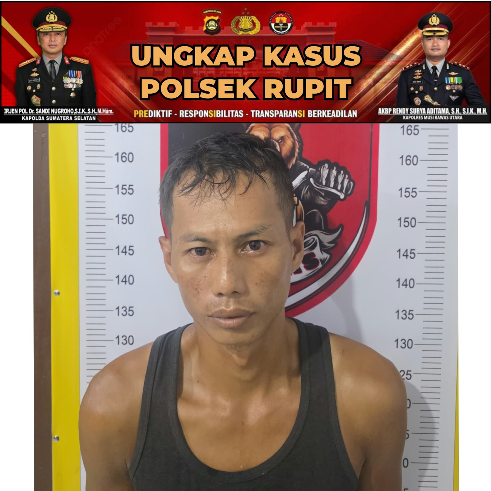 Ops Sikat I Musi 2026, Polres Muratara Ungkap Kasus Curat dan Amankan Satu Tersangka
