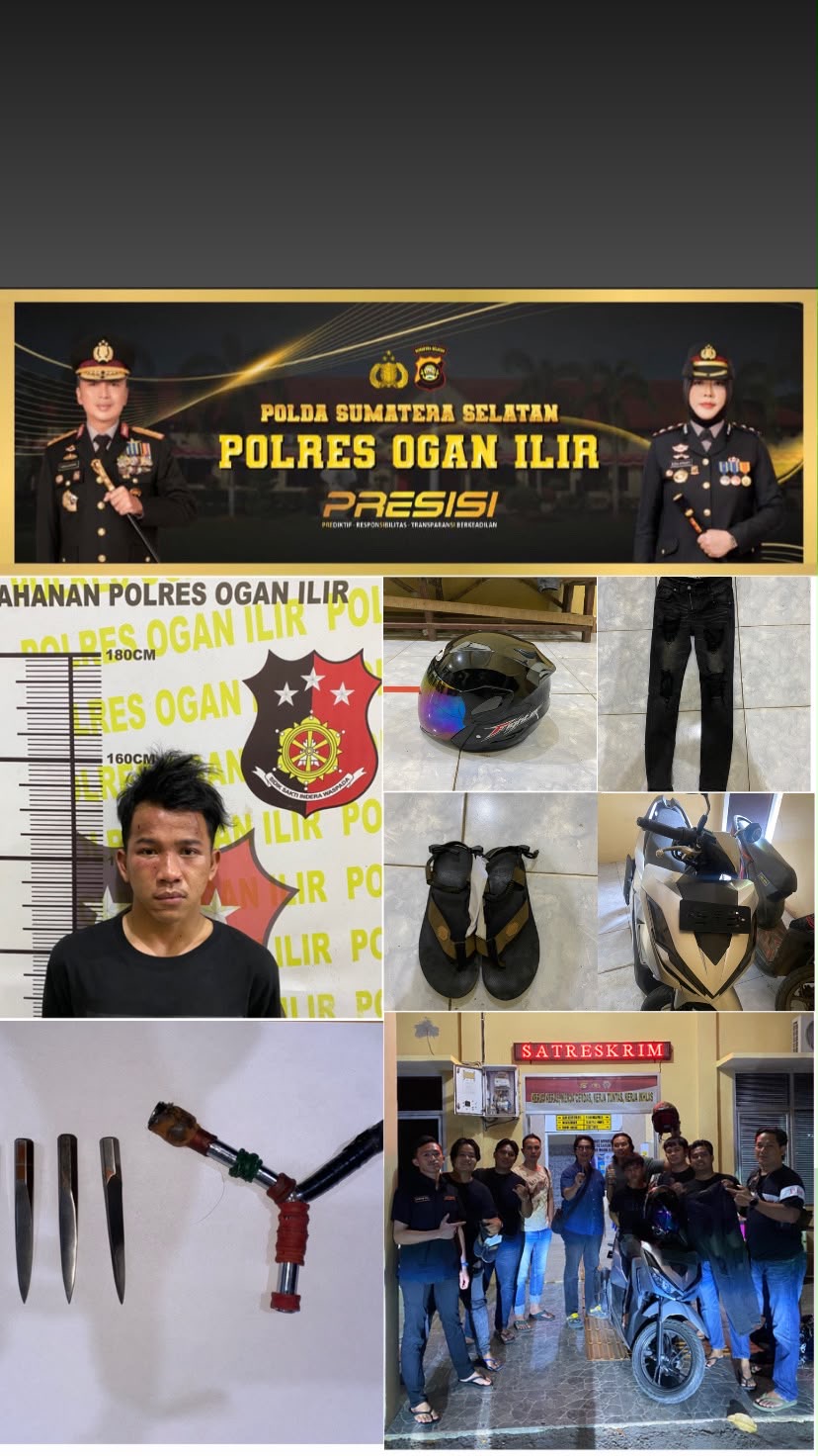 Non-TO Ops Sikat I Musi 2026, Satreskrim Polres Ogan Ilir Amankan Terduga Pelaku Curanmor