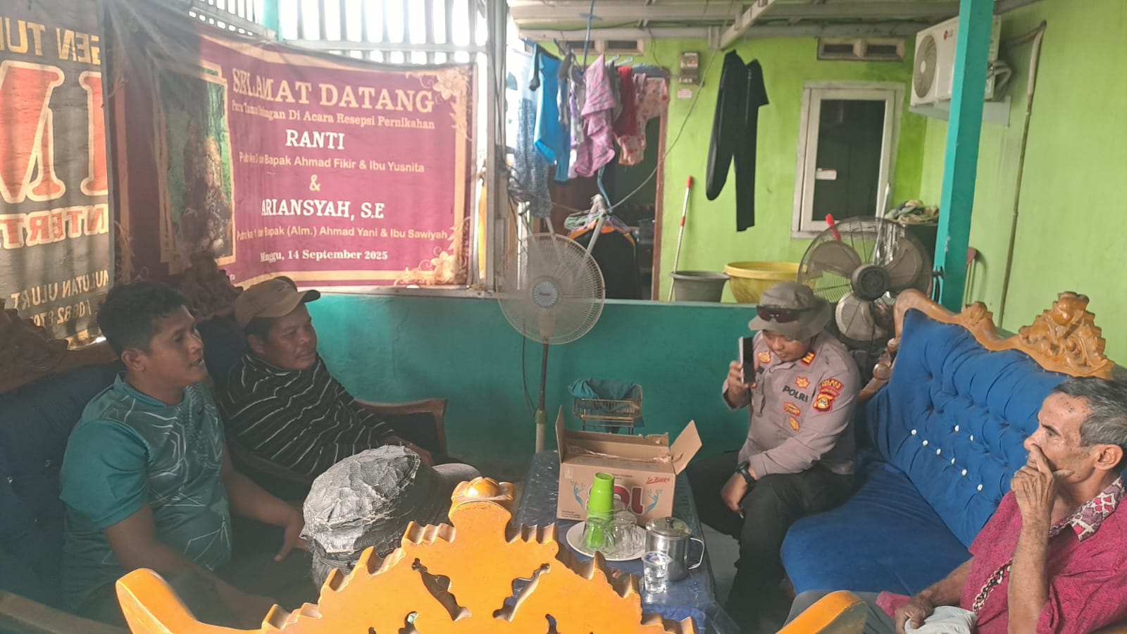 Perkuat Kedekatan dengan Masyarakat, Polsek Pemulutan Ogan ilir Gelar SANJO Kamtibmas di Simpang Pelabuhan Dalam