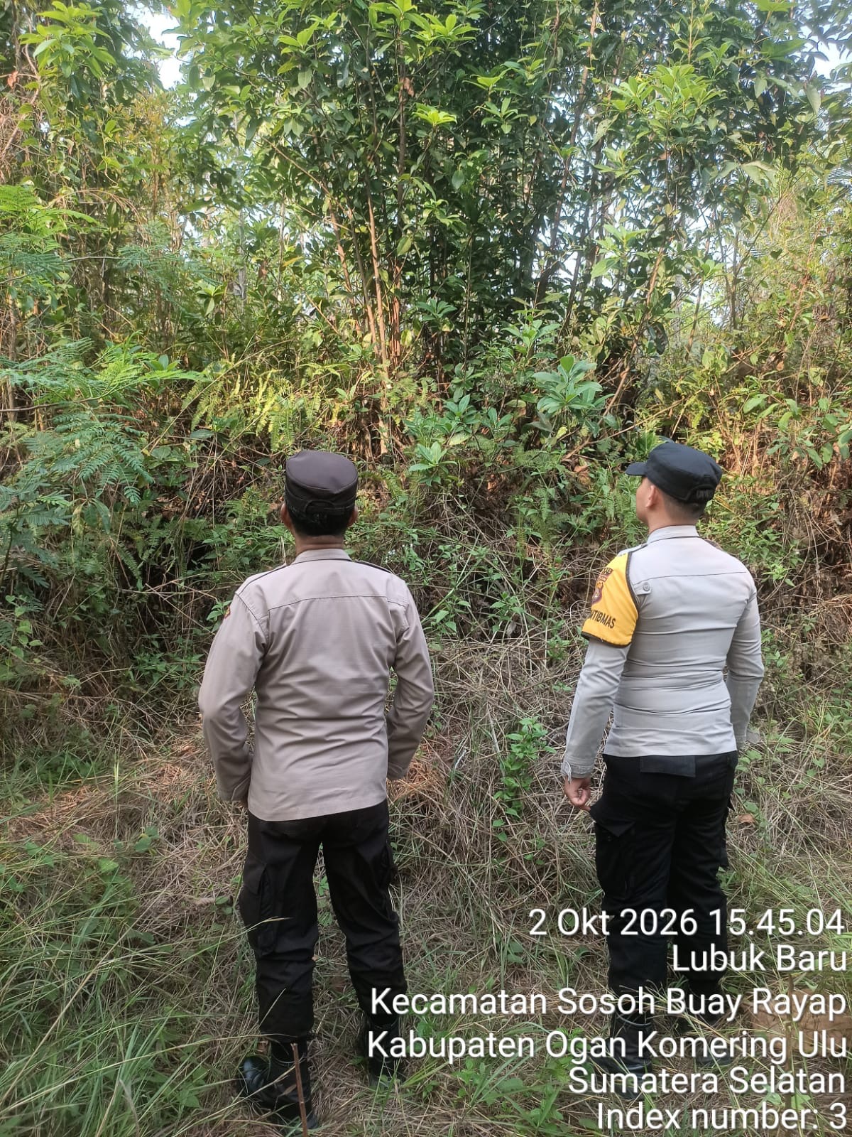 Polsek Sosoh Buay Rayap Intensifkan Patroli Antisipasi Karhutla