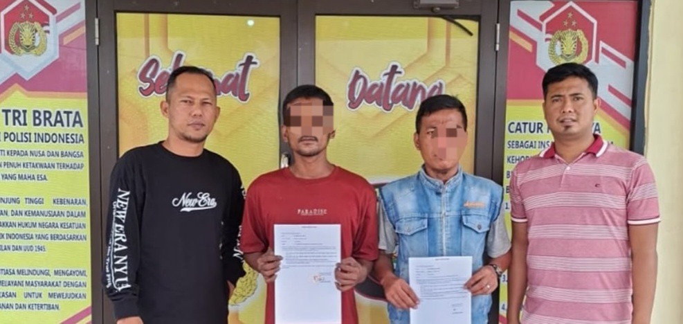 Polsek Baturaja Timur Amankan Dua Pelaku Pungli Parkir Liar di Jalan A. Yani