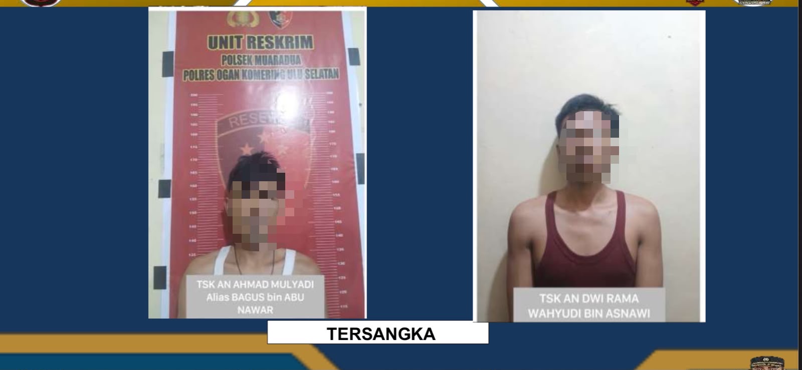 Lindungi Keringat Petani Kecil, Polres OKU Selatan Respons Cepat dan Ringkus Dua Pencuri Getah Karet