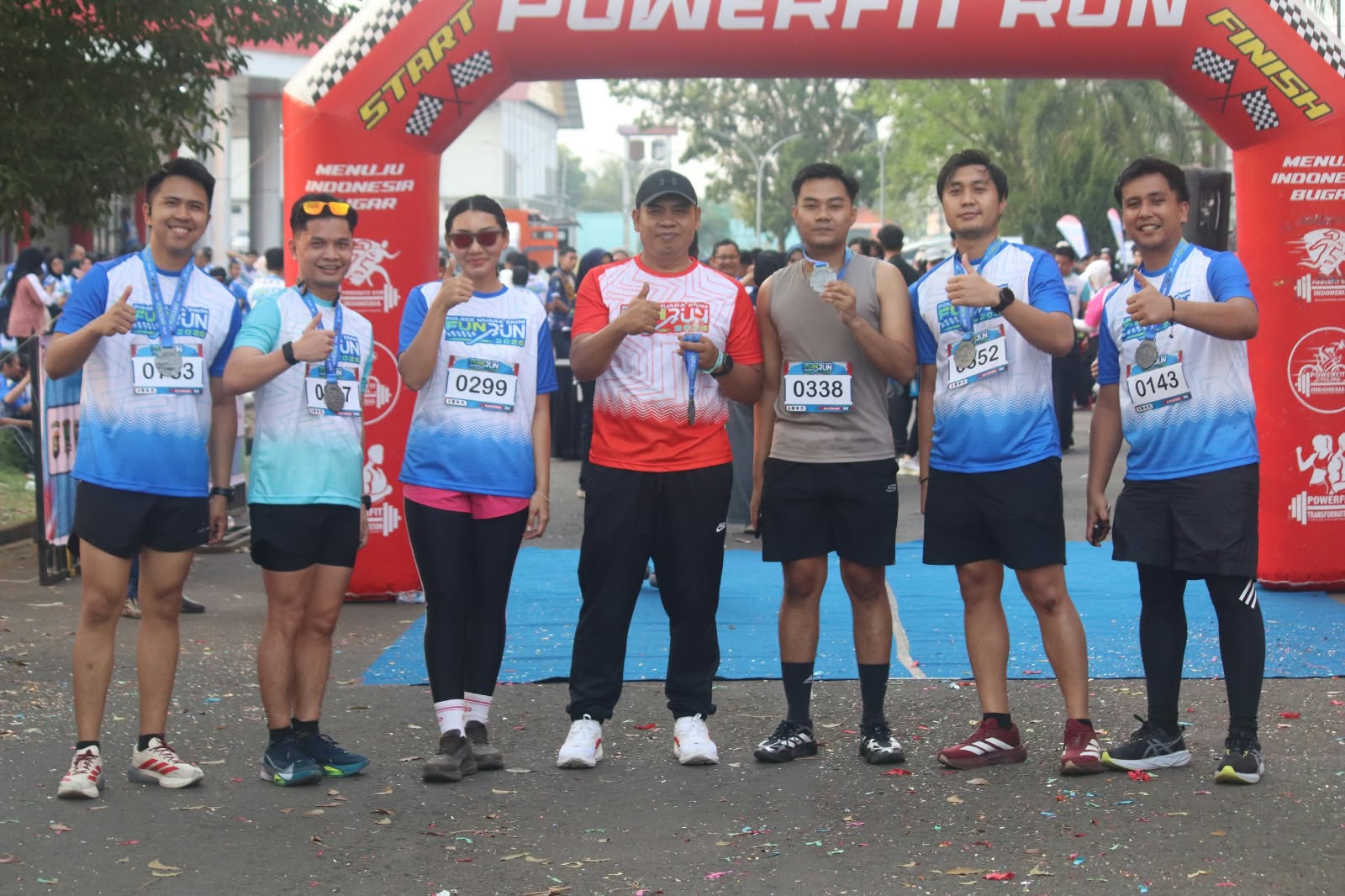 Antusias Masyarakat Muara Enim Ikuti Polres Muara Enim Fun Run, 1.066 Peserta Ramaikan Lintasan