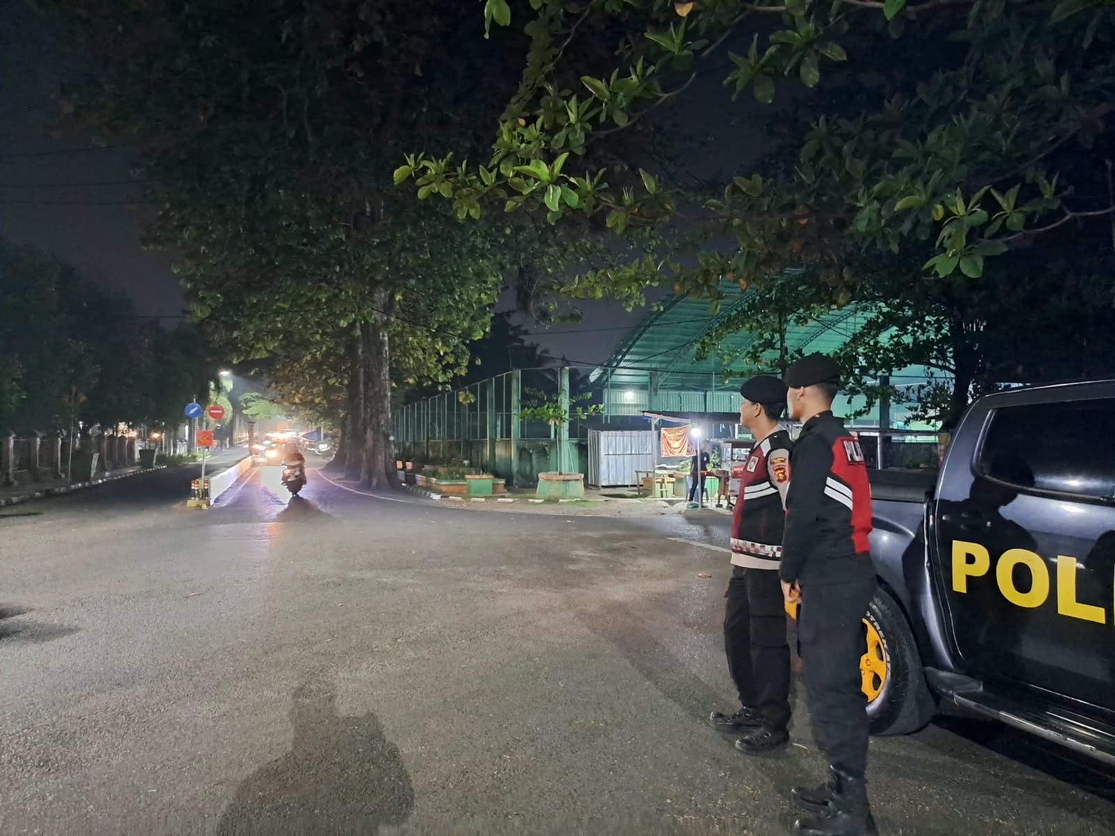 Patroli Perintis Presisi Sat Samapta Polres OKU Antisipasi Gangguan Kamtibmas di Baturaja