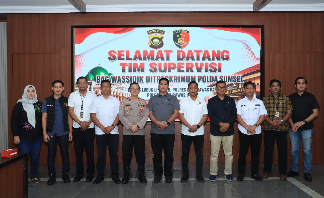 Ditreskrimum Polda Sumsel Supervisi Satreskrim Polres Lubuk Linggau, Perkuat Profesionalisme dan Kualitas Penanganan Perkara