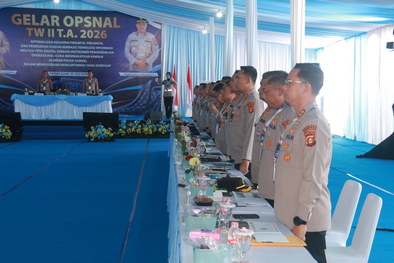 Kapolres Musi Rawas Hadiri Gelar Operasional Triwulan II Polda Sumsel, Perkuat Sinergi Tingkatkan Kinerja Kepolisian
