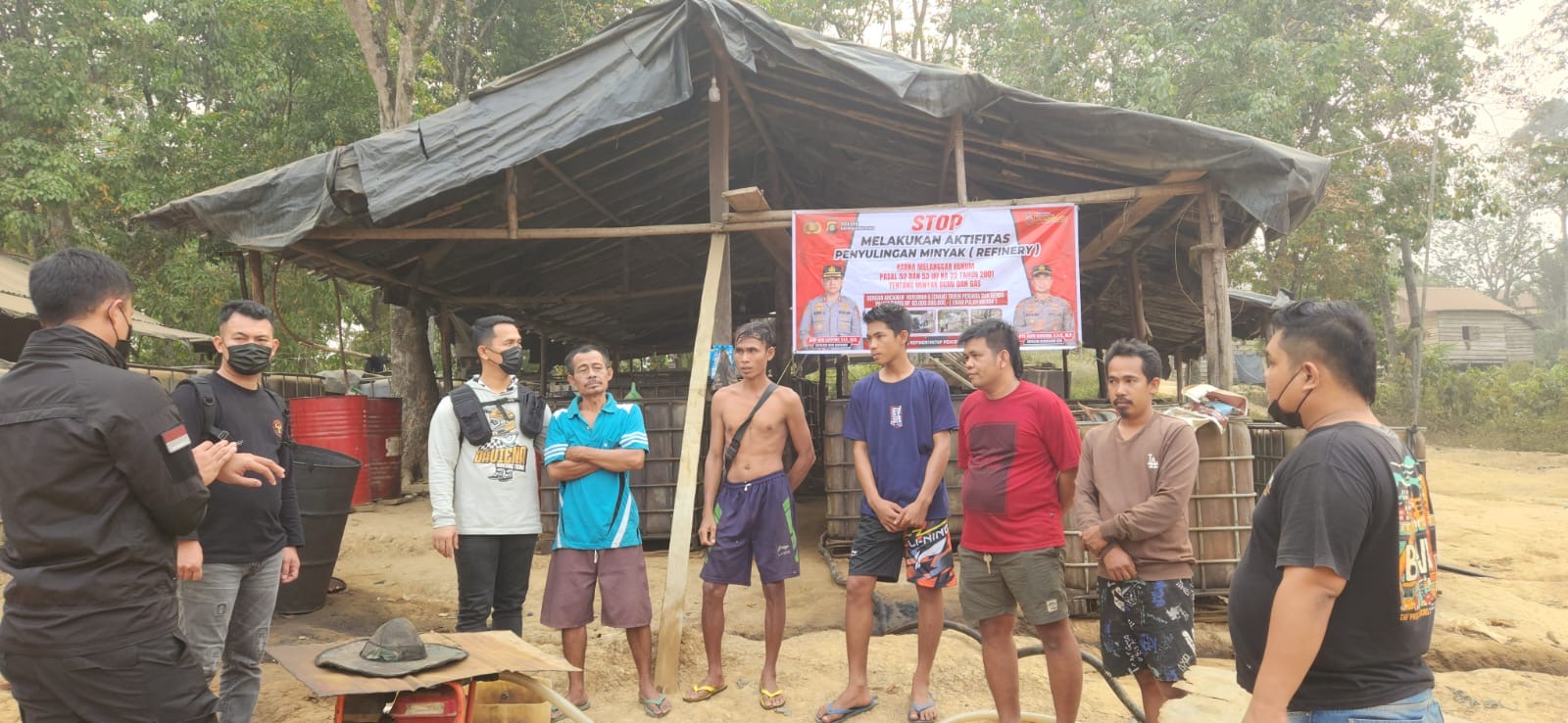 Cegah Illegal Refinery, Polsek Batanghari Leko Patroli dan Edukasi Warga Desa Pangkalan Bulian