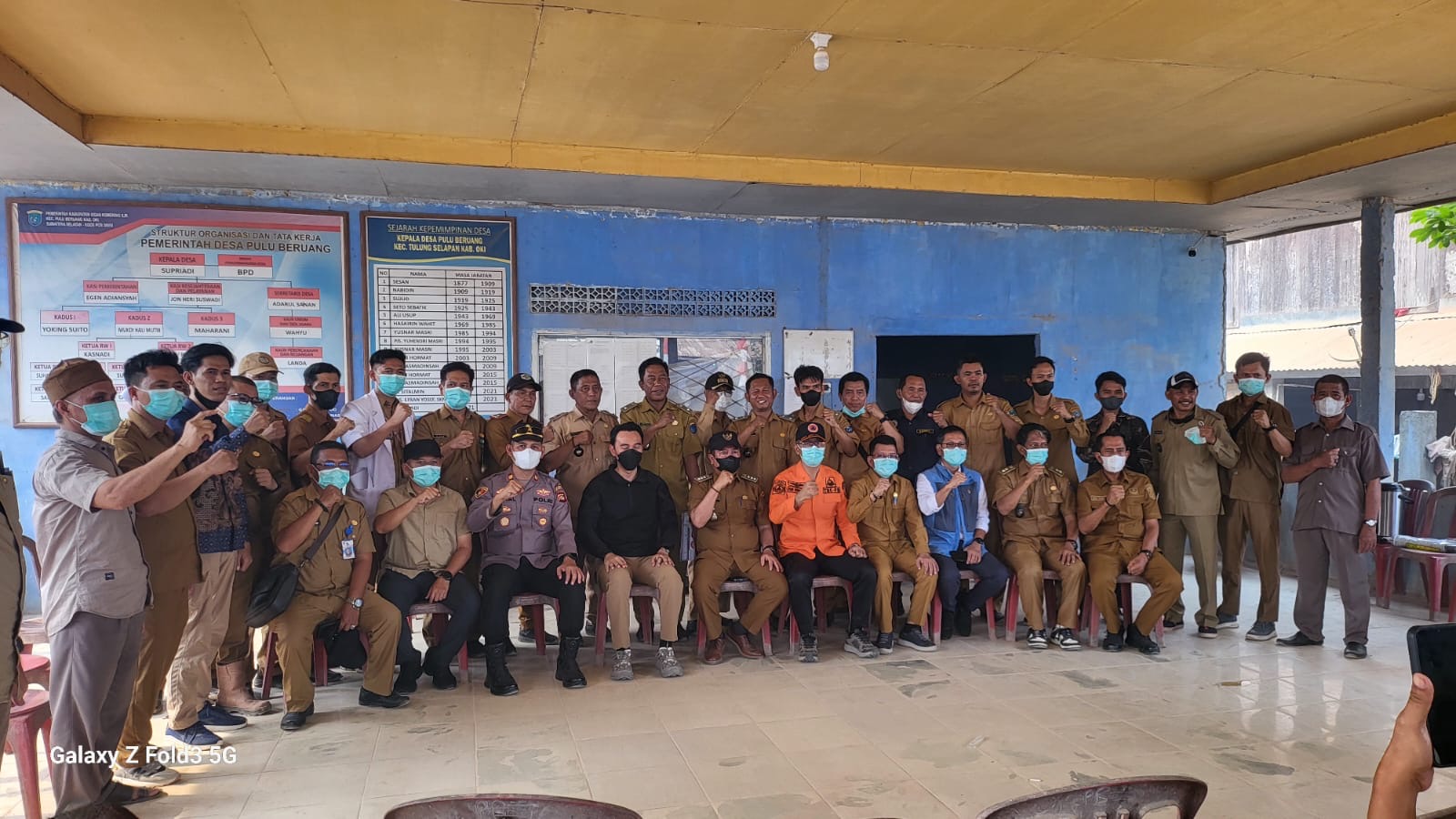 Bupati OKI Bersama Polsek Tulung Selapan Cek Titik Api di Pulau Beruang