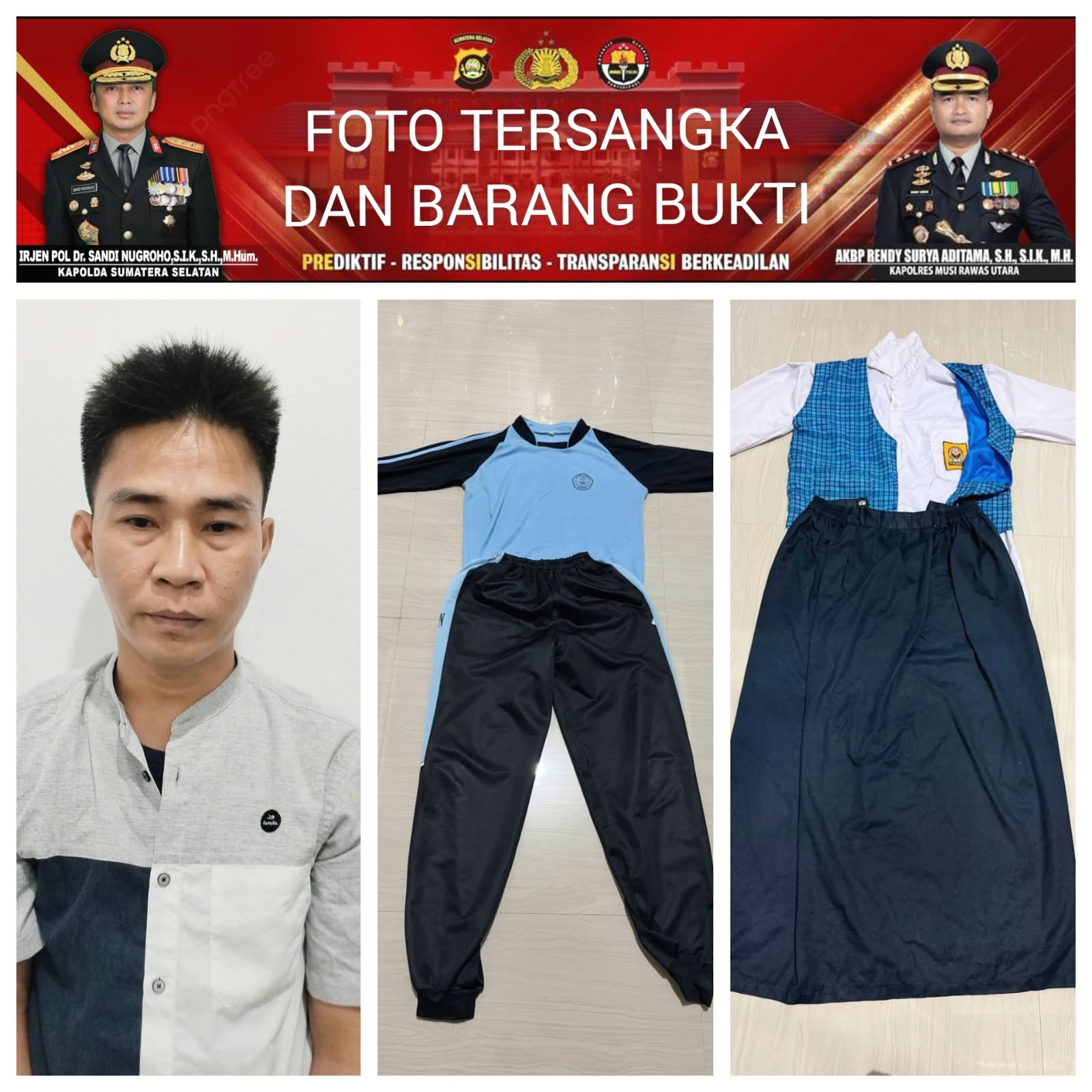 Polres Muratara Tangani Dugaan Pencabulan Siswi SMP, Seorang Guru Diamankan