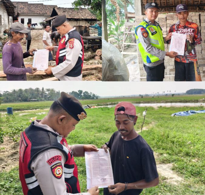 Polsek Belitang I Mitigasi Karhutla di OKU Timur