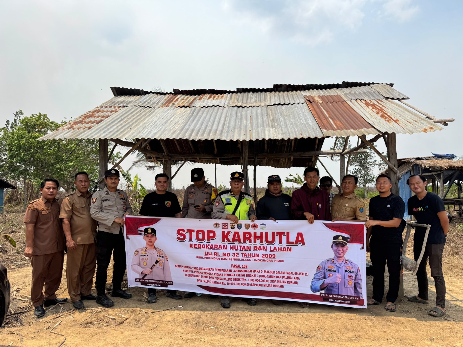 Polsek Mesuji Perkuat Pencegahan Karhutla Lewat Patroli Bersama
