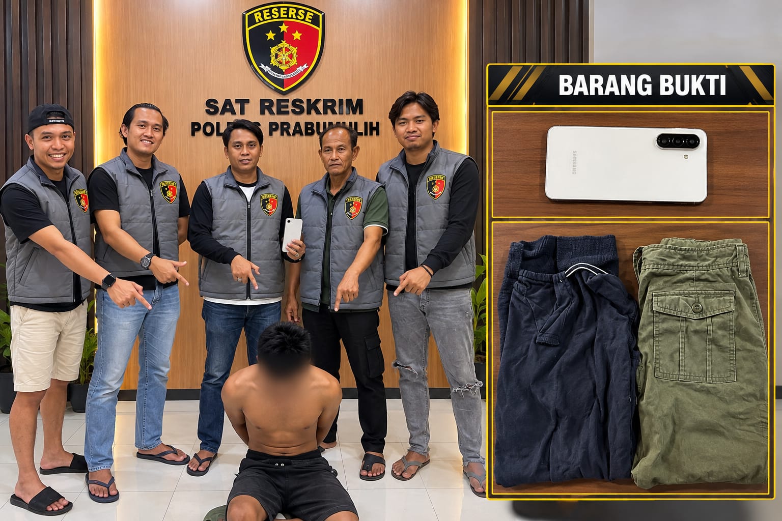 POLSEK PRABUMULIH BARAT TUNTASKAN UNGKAP KASUS CURAT DALAM OPS SIKAT MUSI 2026
