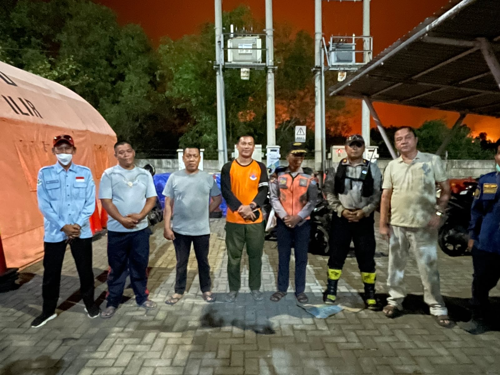 Polres Ogan Ilir Gerak Cepat Mitigasi Karhutla di Pintu Tol Exit Pemulutan