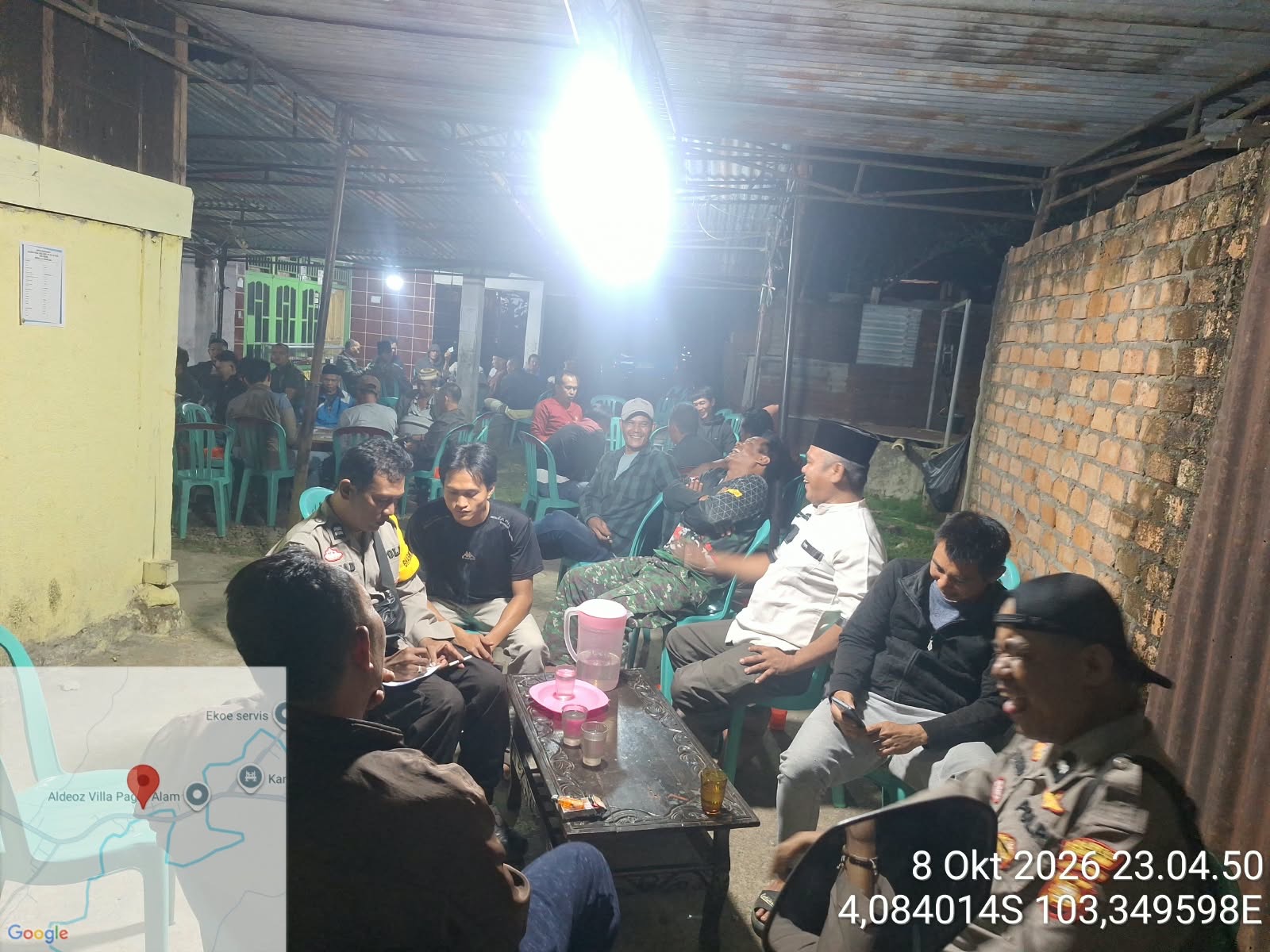 Bhabinkamtibmas Sampaikan Imbauan Kamtibmas dan Antisipasi Karhutla di Lubuk Buntak