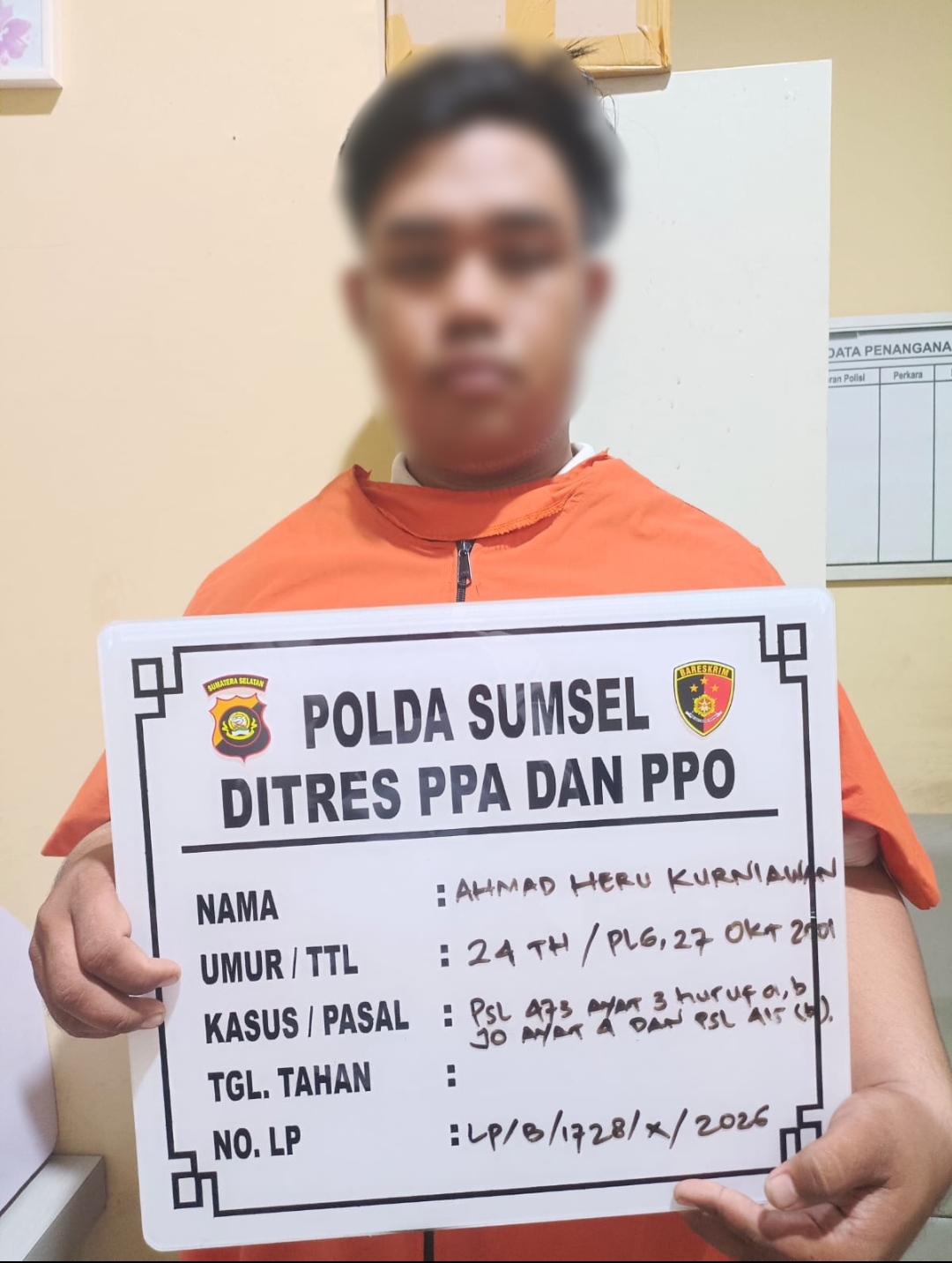 Ditreskrim PPA dan PPO Polda Sumsel Tindak Lanjuti Laporan Dugaan Kekerasan Seksual terhadap Anak