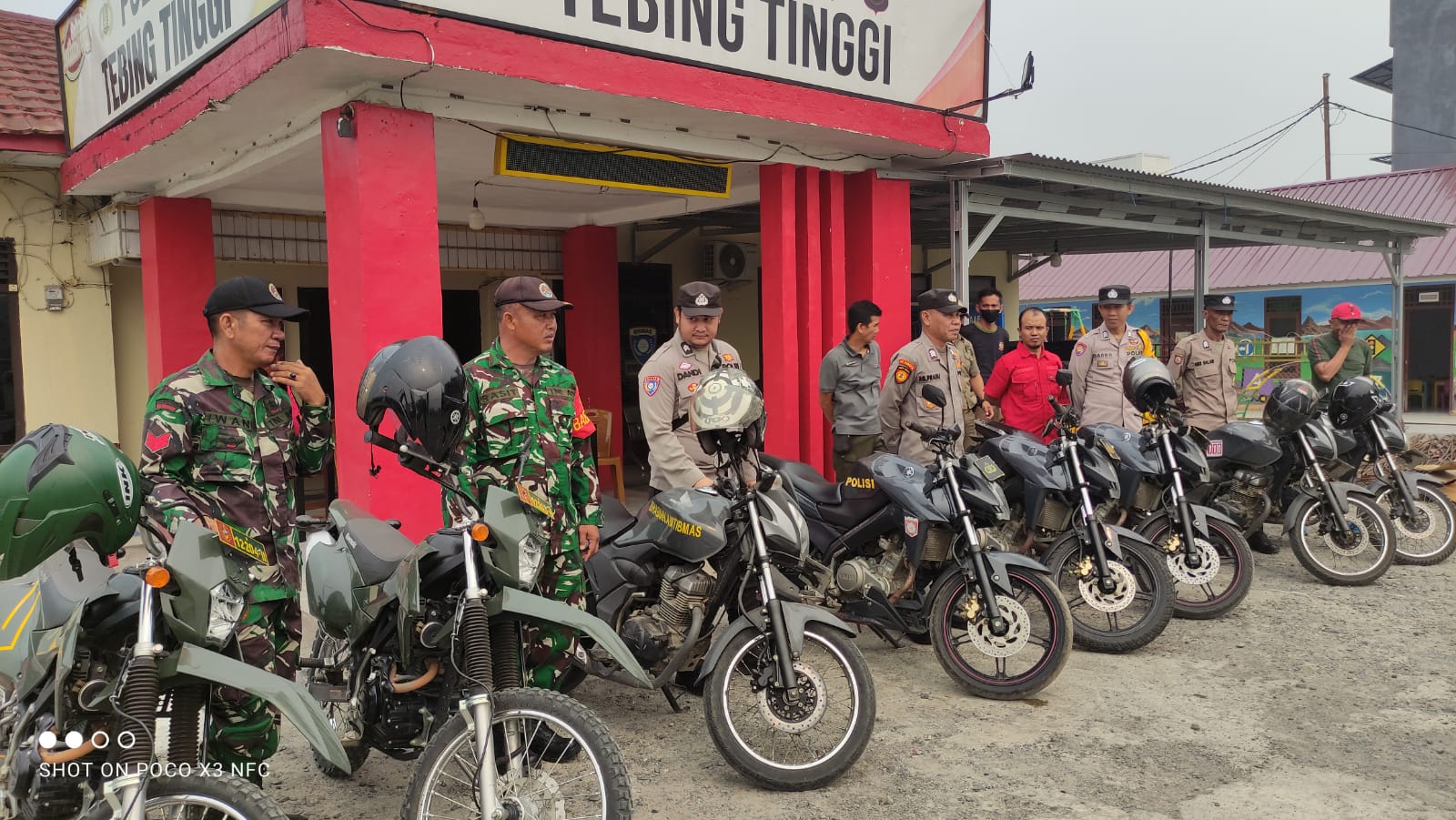 Cegah Karhutla, Polsek Tebing Tinggi Bersama TNI dan Pemerintah Kecamatan Gelar Patroli Gabungan