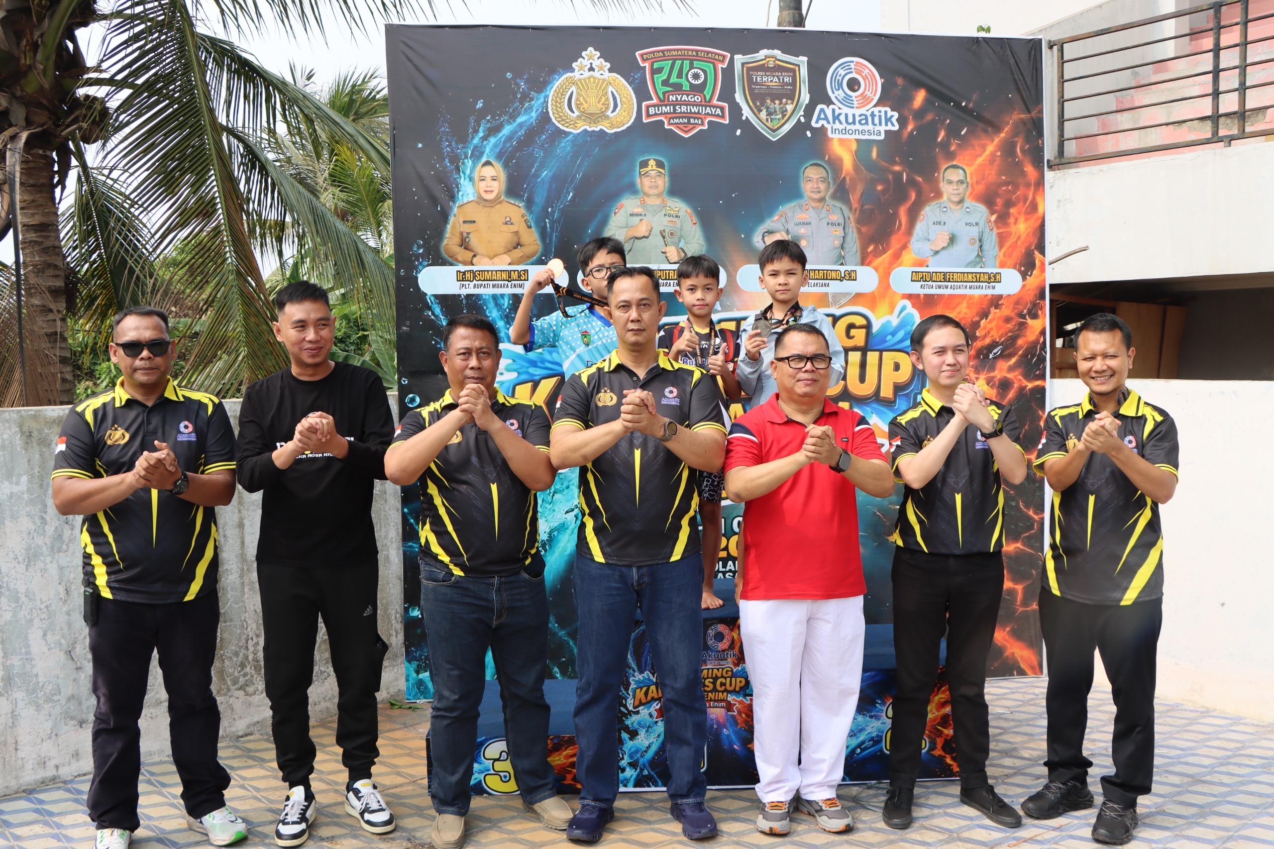 POLISI BERSAMA MASYARAKAT: Fun Swimming Kapolres Cup 2026 Pererat Silaturahmi, 527 Peserta Ramaikan Muara Enim