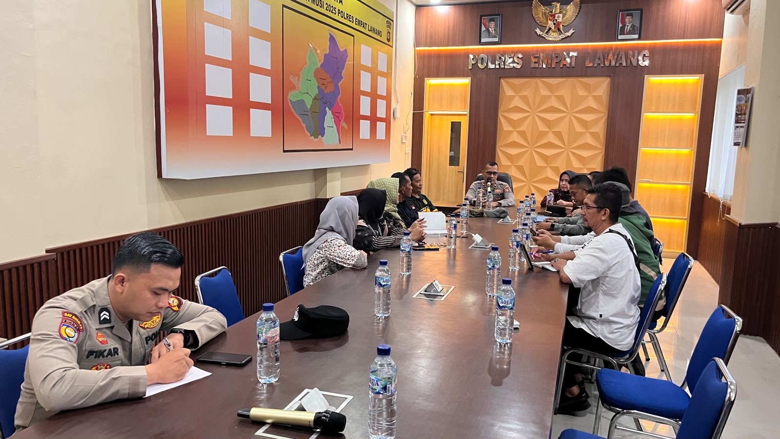Wakapolres Empat Lawang Pimpin Rapat Tindak Lanjut Program Penanaman Bawang Putih Serentak