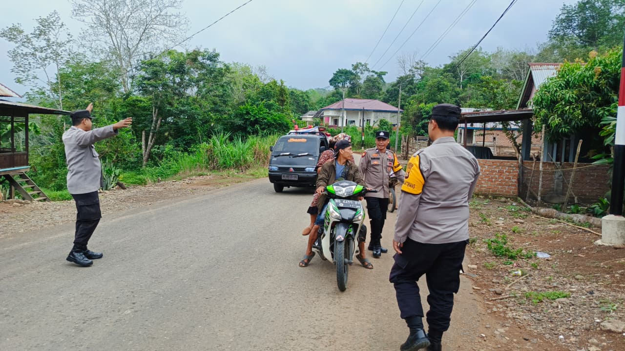 Cegah 3C dan Karhutla, Polsek Talang Padang Intensifkan Patroli Hunting dan Sambang Warga