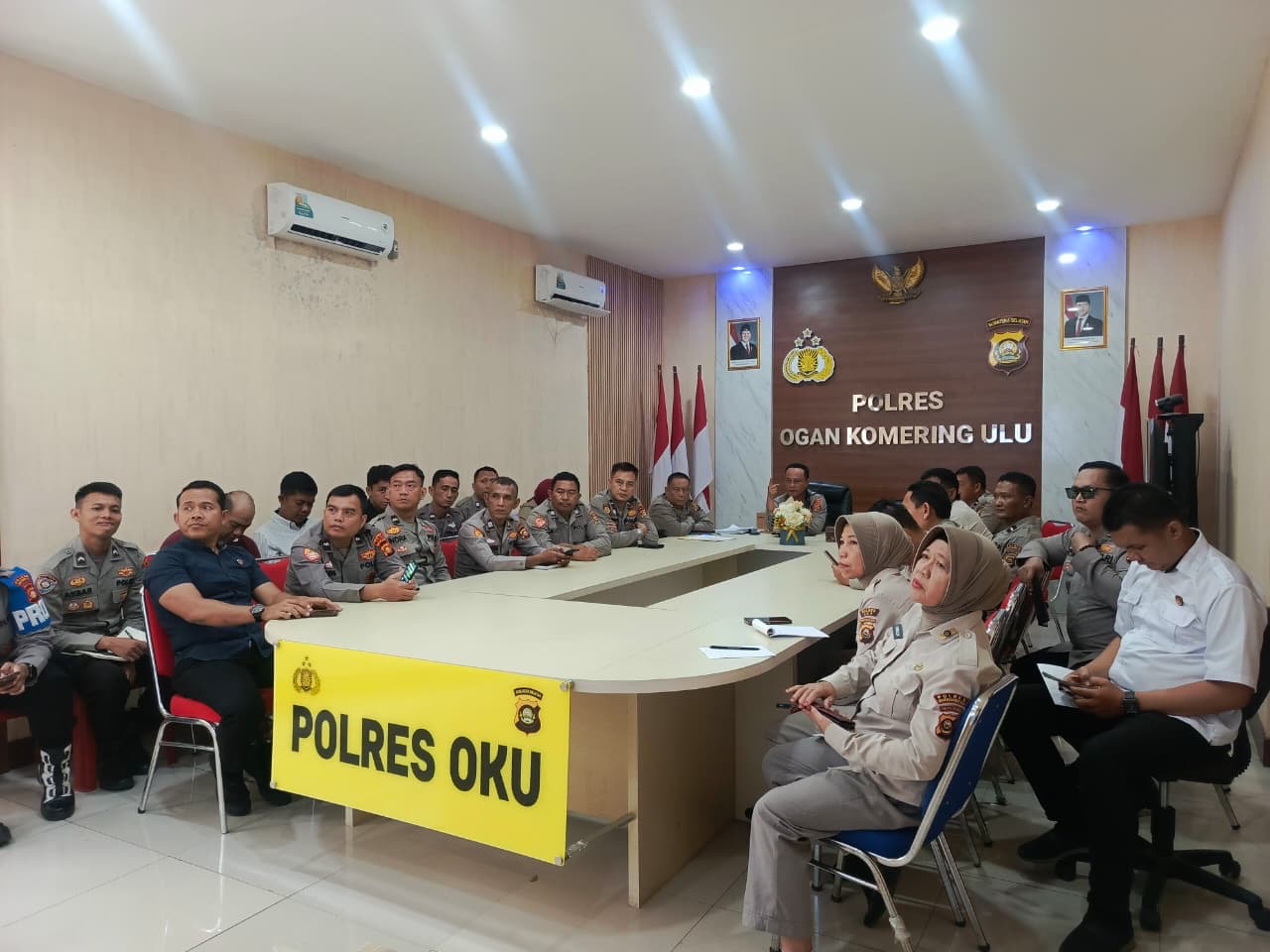Polres Oku Gelar Sosialisasi Perkap Nomor 1 Tahun 2023