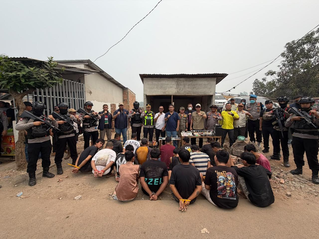 Untuk Kedua Kalinya dalam Sepekan, Polda Sumsel dan Polres Banyuasin Kembali Gelar Penggerebekan Narkoba