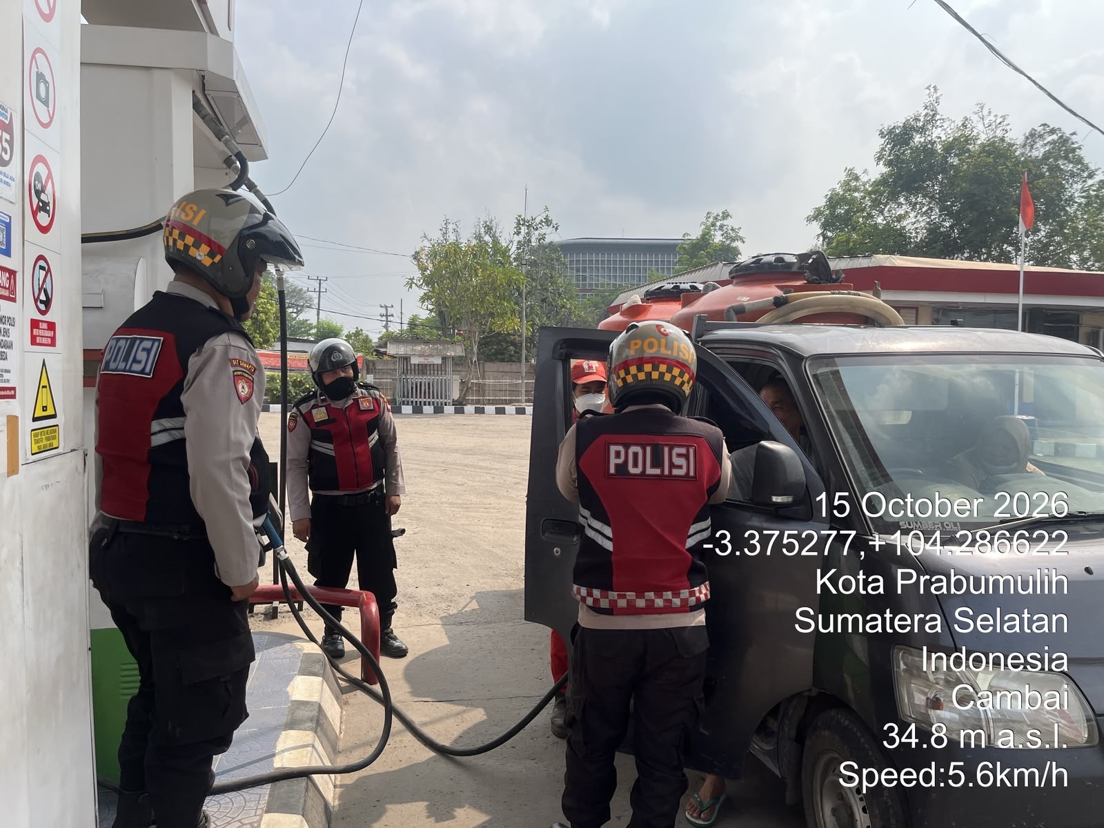 Cegah Kriminalitas dan Penyalahgunaan BBM Bersubsidi, Polres Prabumulih Rutin Gelar Patroli Kamtibmas