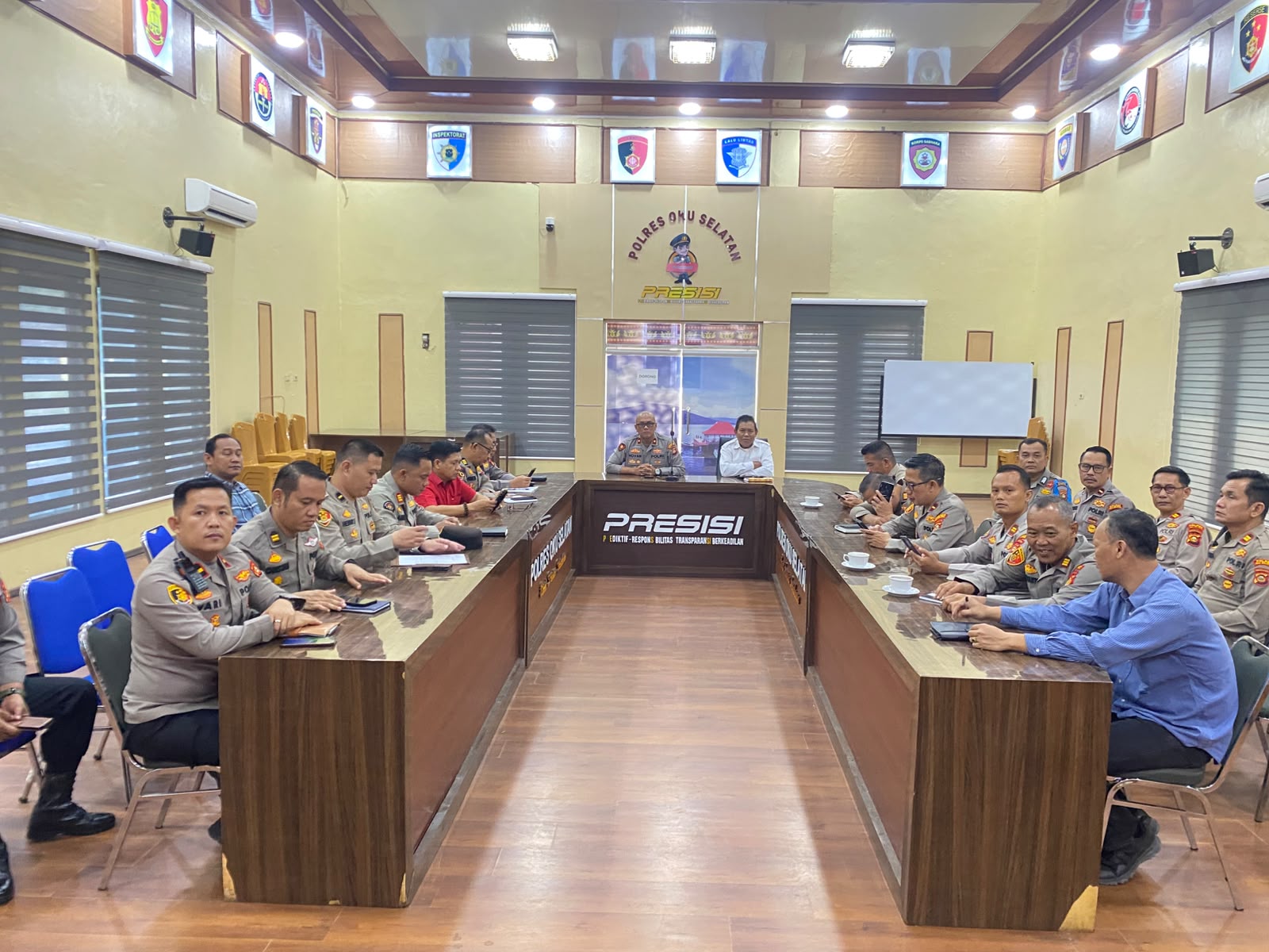 Polres OKU Selatan Gelar Operasional Program Prioritas Kapolri di Aula Sertu Pol Hadinata