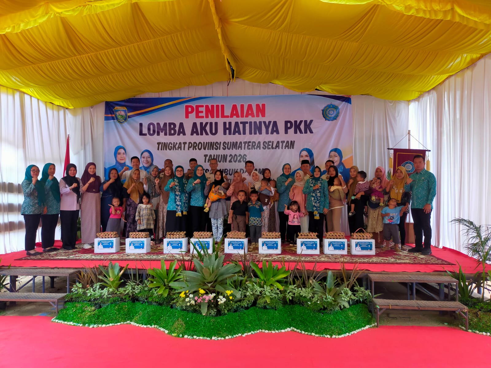 Desa Lubuk Dalam Wakili Kabupaten OKU dalam Penilaian Lomba Aku Hatinya PKK Tingkat Provinsi Sumsel