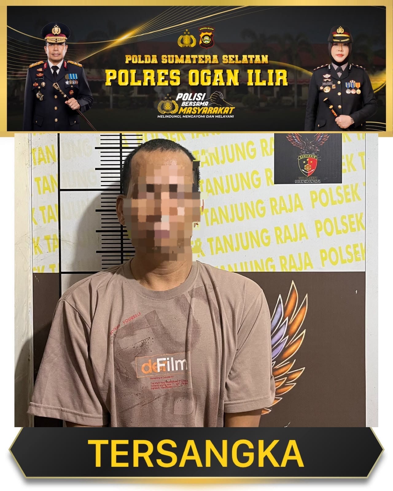 Pelaku Curat Sepeda Motor di Rantau Panjang Ditangkap, Satu Residivis Kayuagung