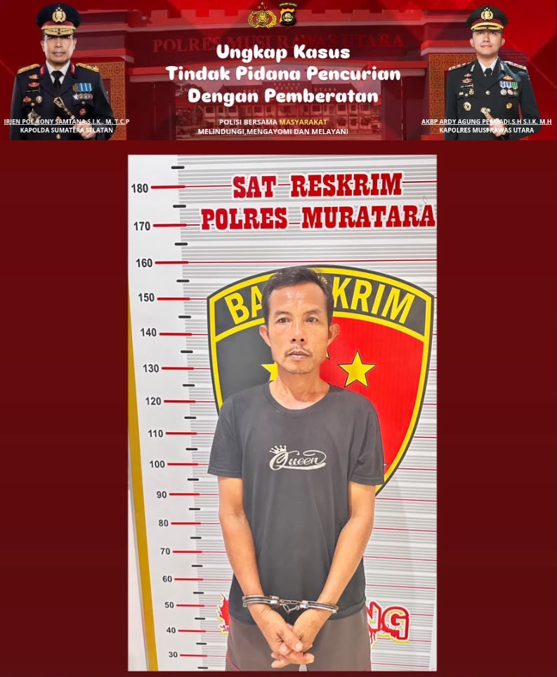 Polres Muratara Ungkap Dugaan Pencurian 1,6 Ton Sawit di PT AMR East, Satu Terduga Pelaku Diamankan