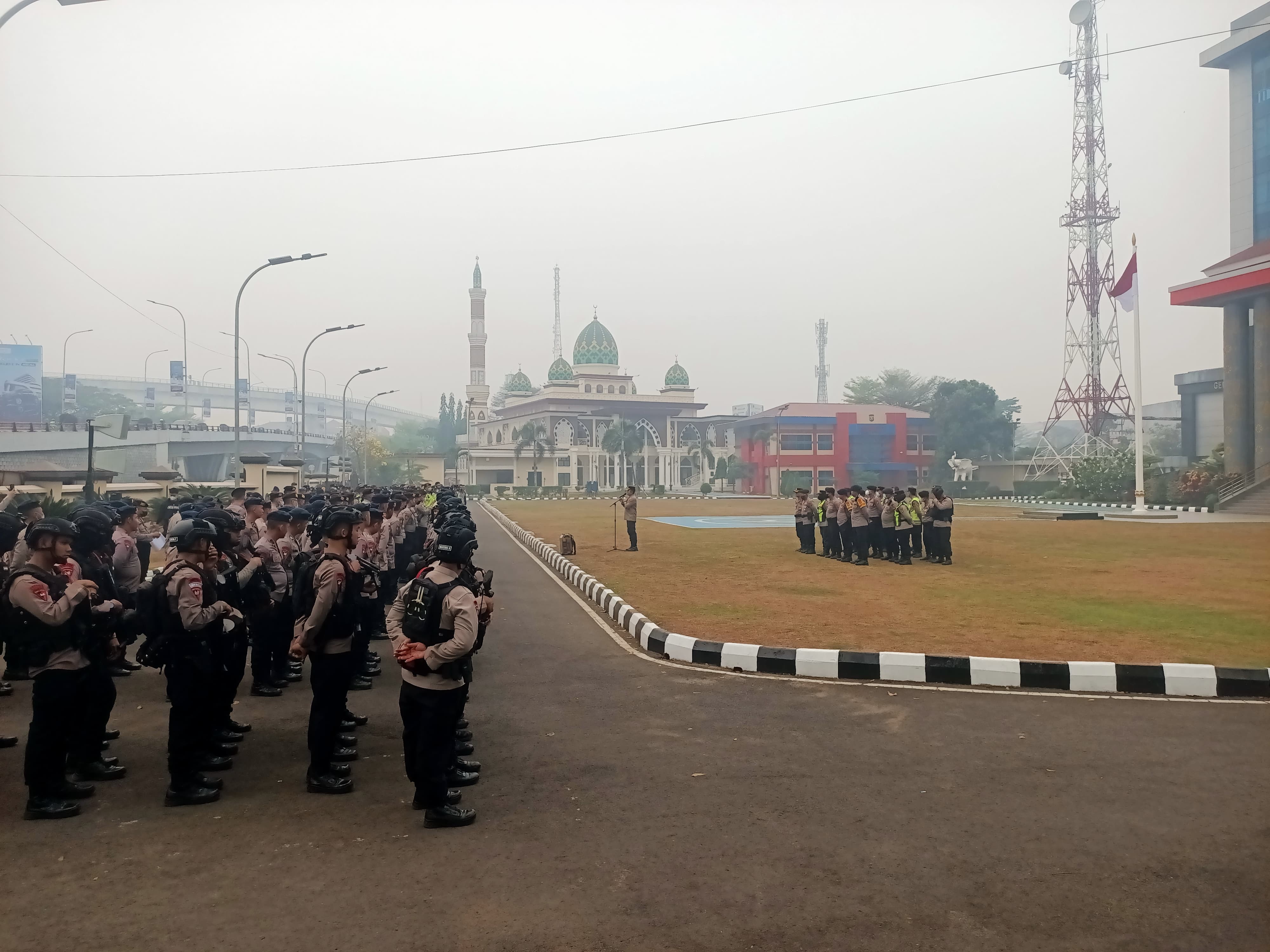 572 Personel Disiagakan, Polda Sumsel Pastikan Pengamanan Unjuk Rasa Berjalan Profesional