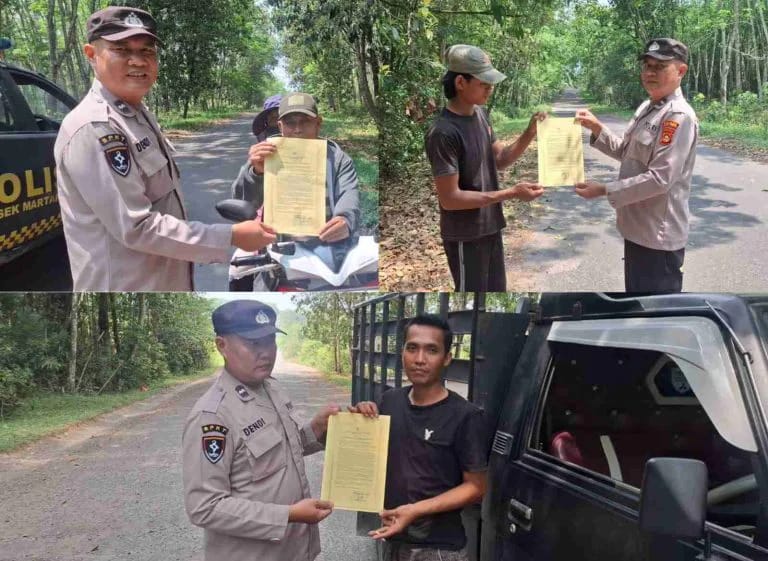 Polsek Martapura Tingkatkan Pencegahan Karhutla melalui KRYD