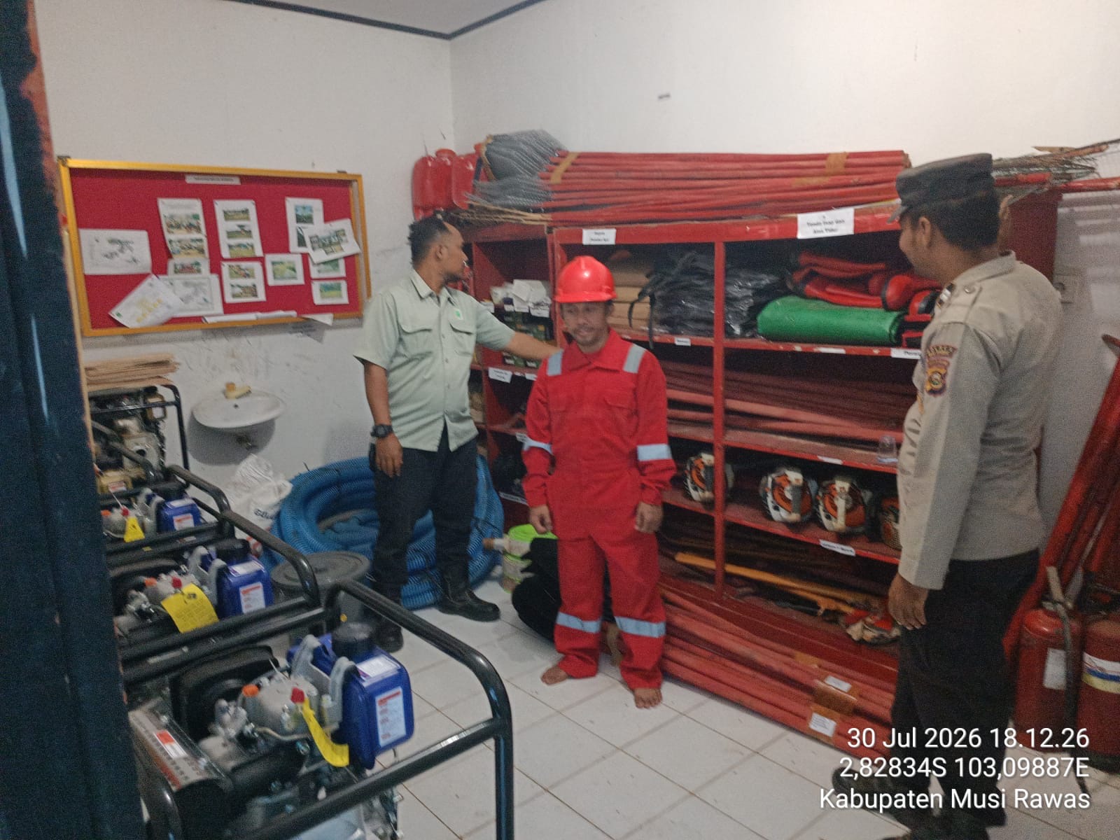 Sinergi Tanggap Darurat: Polres Musi Rawas dan PT Lonsum Perkuat Kesiapsiagaan Cek Sarana Prasarana  Karhutla