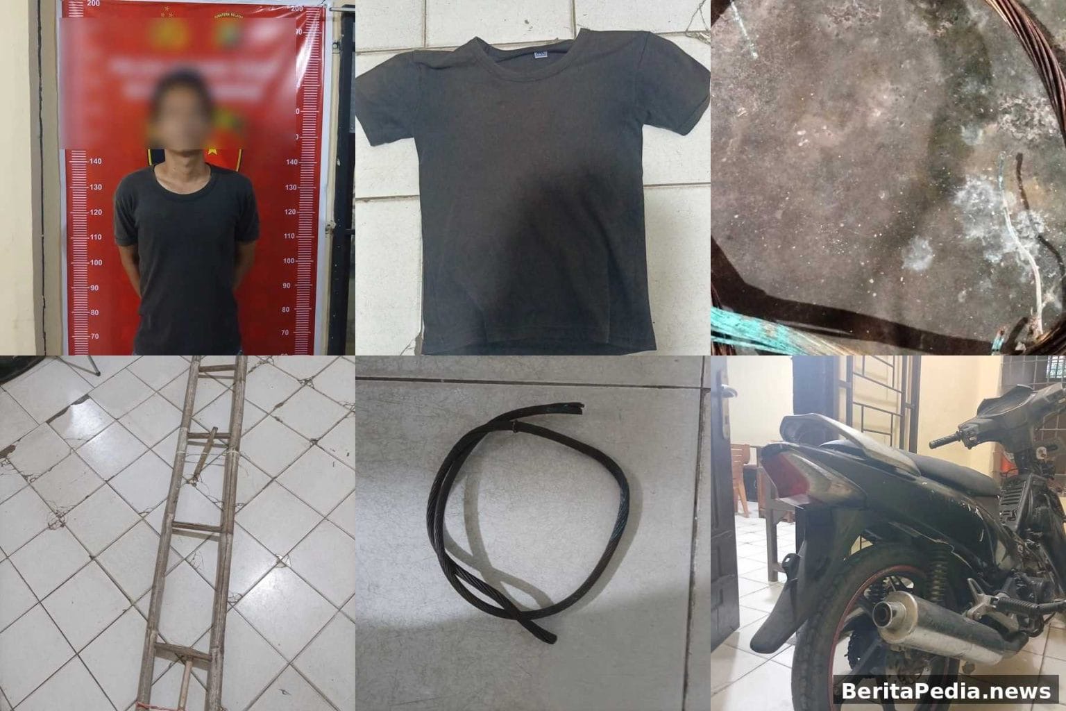 Viral di Medsos, Pencuri Kabel Grounding di OKU Timur Akhirnya Ditangkap Tim Opsnal Polsek Madang Suku I