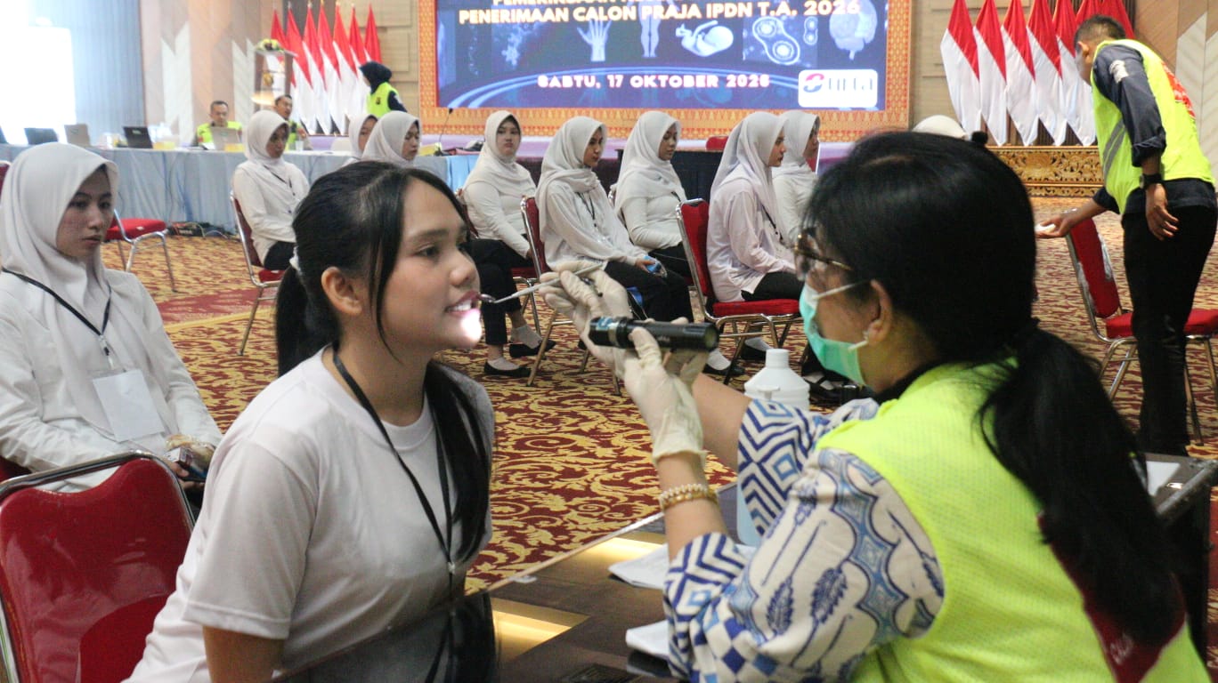 Fasilitasi Seleksi Calon Praja IPDN 2026, Polda Sumsel Gelar Pemeriksaan Kesehatan Profesional dan Humanis