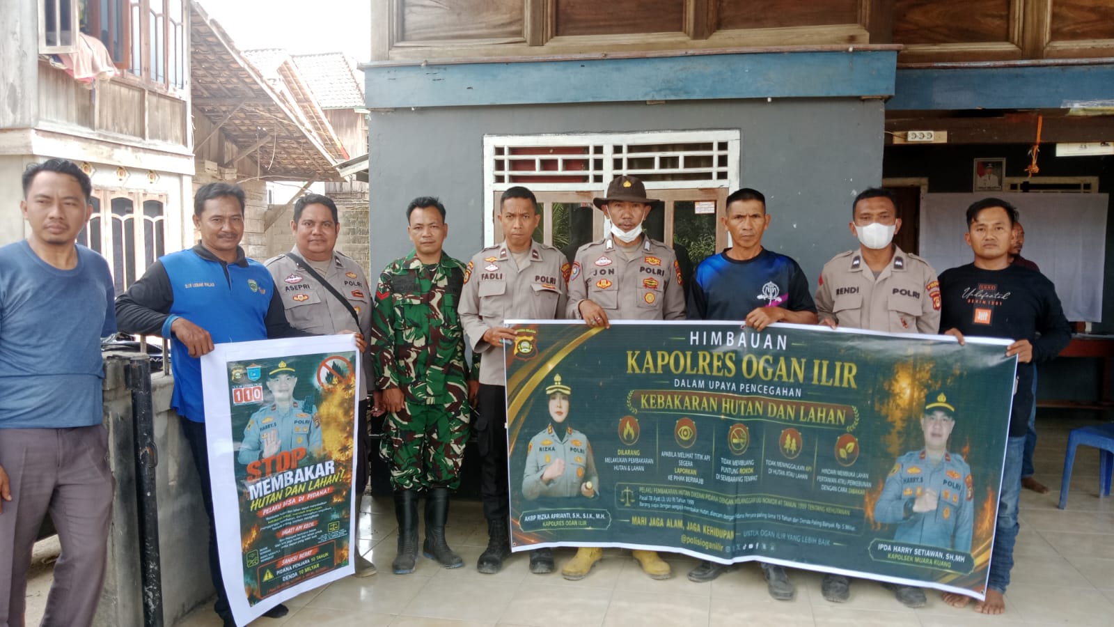 Polres Ogan Ilir Masifkan Patroli Karhutla di 6 Kecamatan, Kapolres Ogan Ilir Tegaskan Stop Karhutla